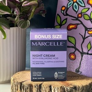 Marcelle Night Cream 24h Moisturizing with Hyaluronic Acid